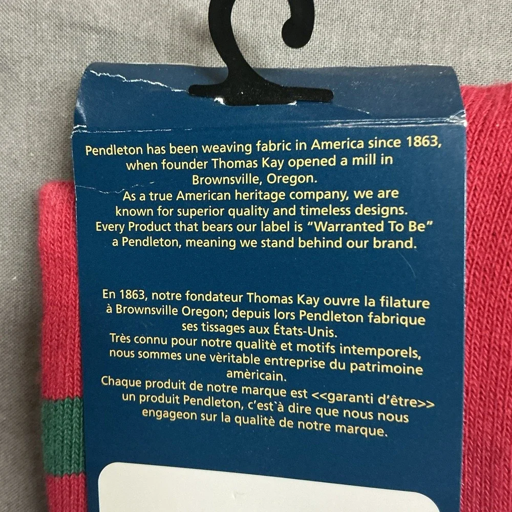 Pendleton National Park Collection Crew Socks  Medium New